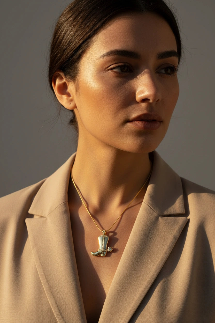 Starlight Boot Necklace_ChicaChica