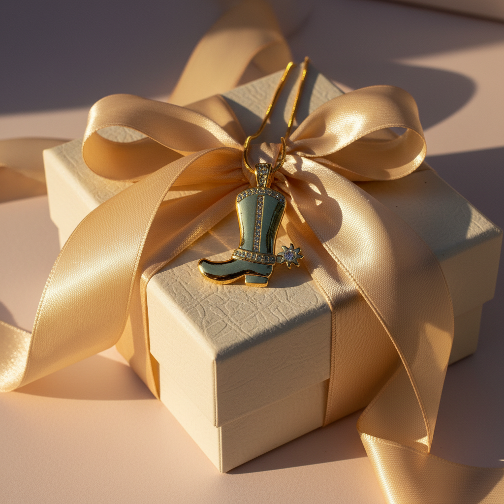 Starlight Boot Necklace_ChicaChica