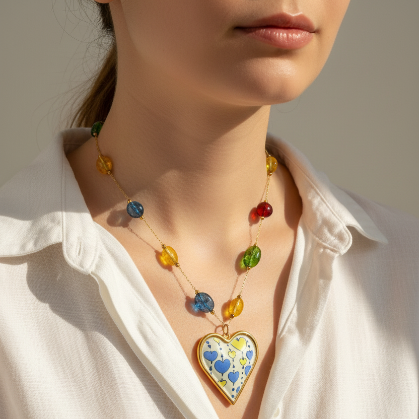 Sunlit Love Necklace_ChicaChica