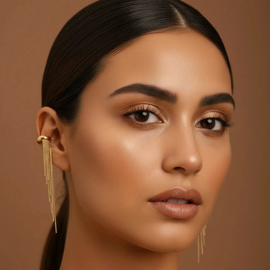 Twilight Cuff Earrings- Gold_ChicaChica