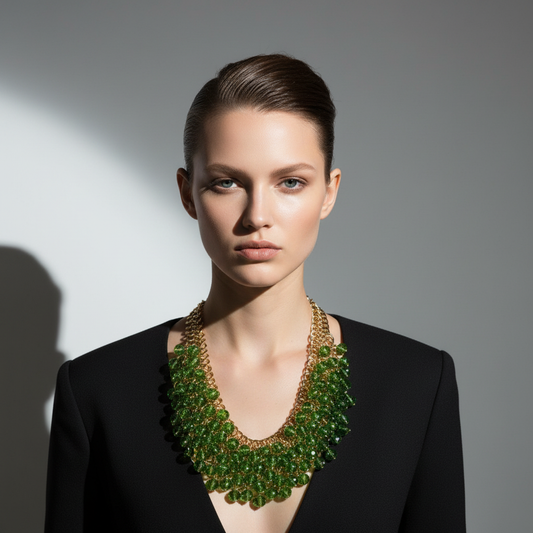 Verdant Splash Necklace_ChicaChica