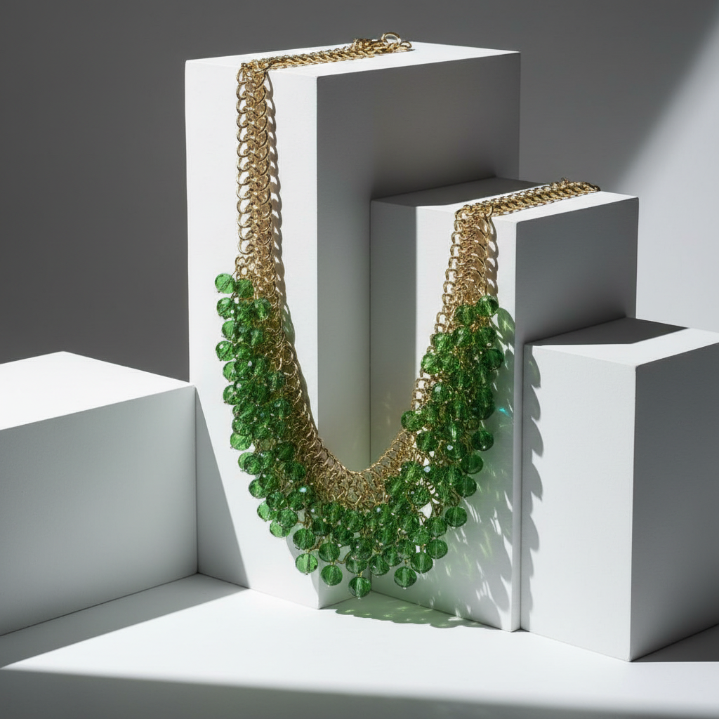Verdant Splash Necklace_ChicaChica