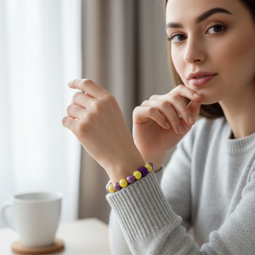 Violet Sunshine Bracelet_ChicaChica