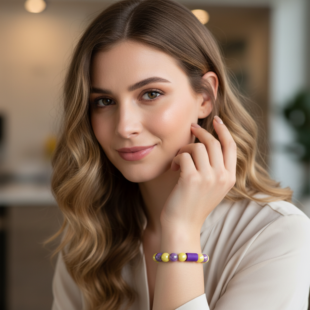 Violet Sunshine Bracelet_ChicaChica