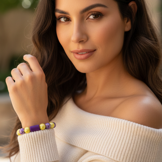 Violet Sunshine Bracelet_ChicaChica
