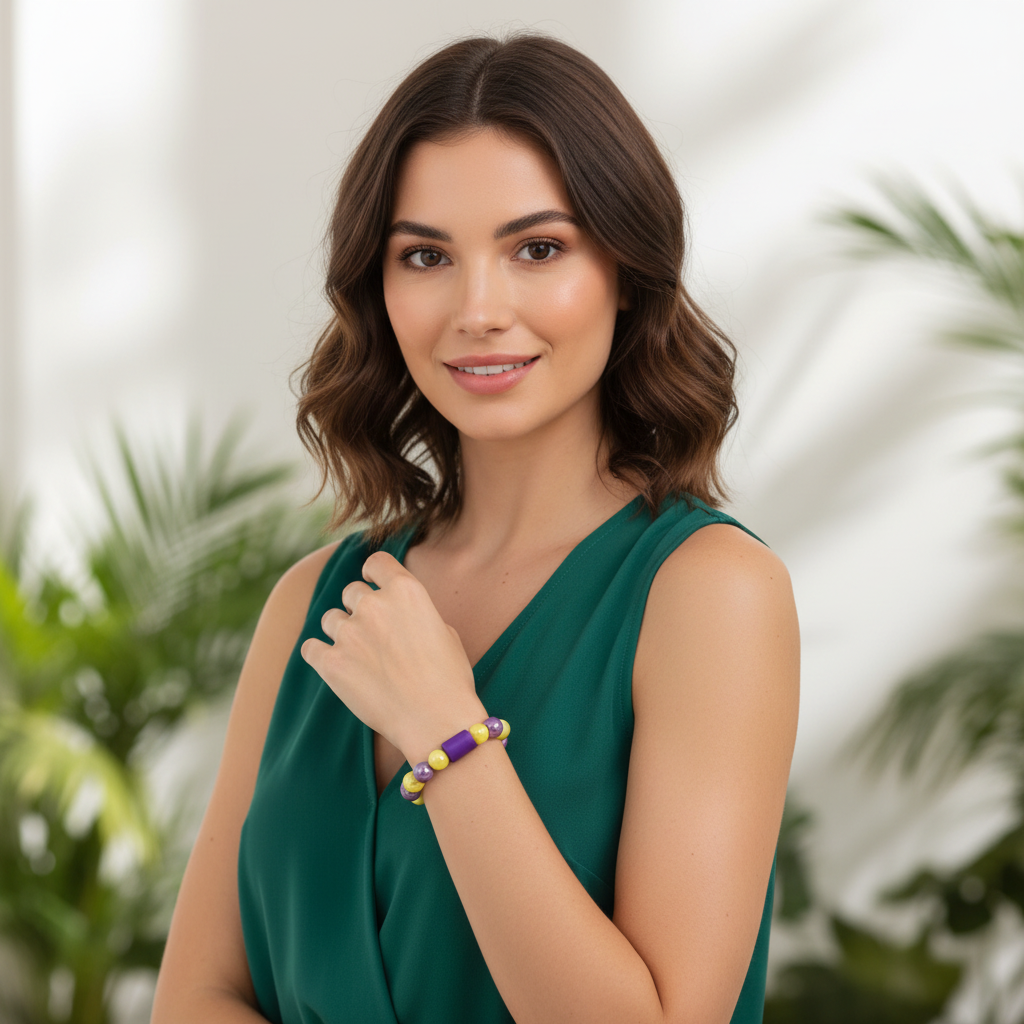 Violet Sunshine Bracelet_ChicaChica