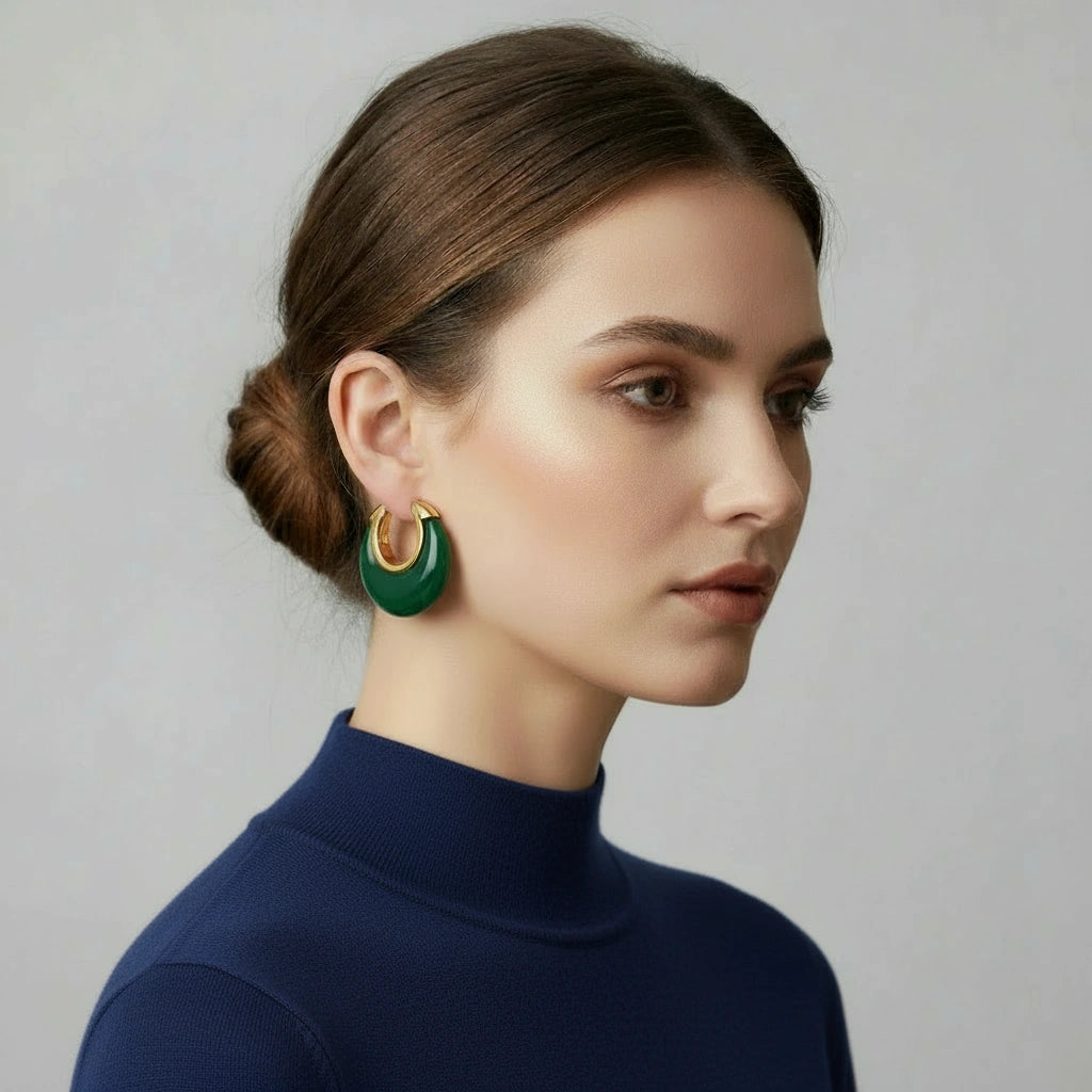 Ava Hoops_Emerald Green_ChicaChica