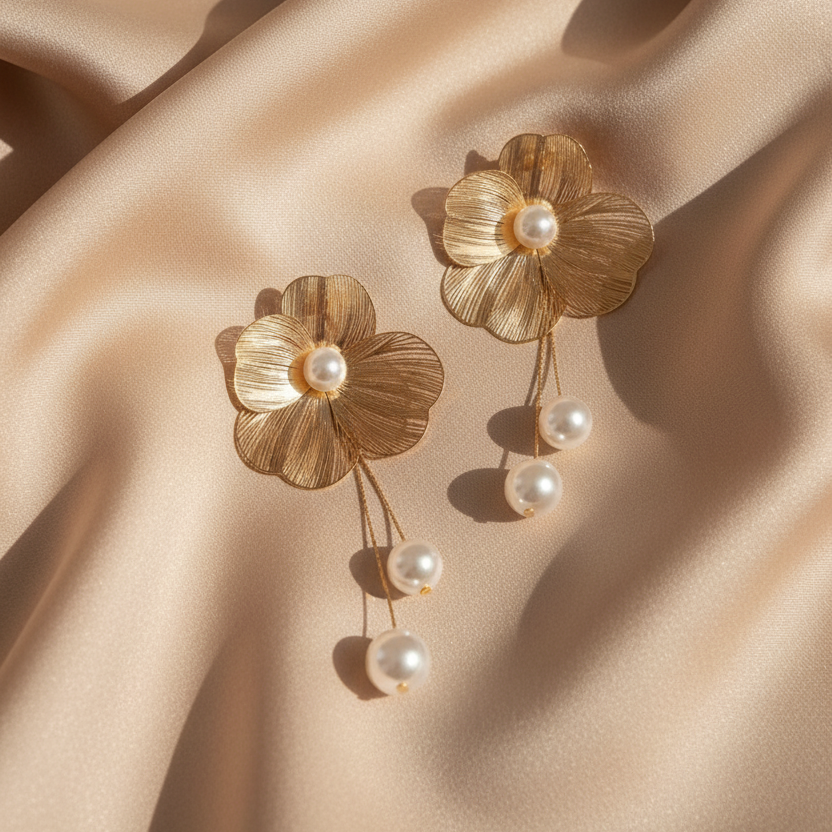 Golden Bloom Earrings