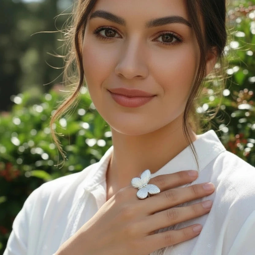 Forever Flutter Ring - Silver