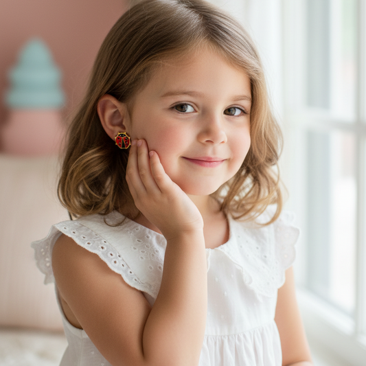 Lucky Ladybug Studs