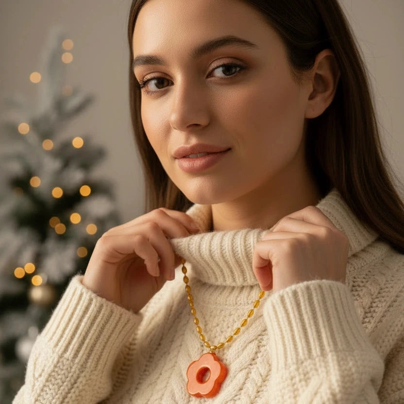 Terracotta Bloom Necklace