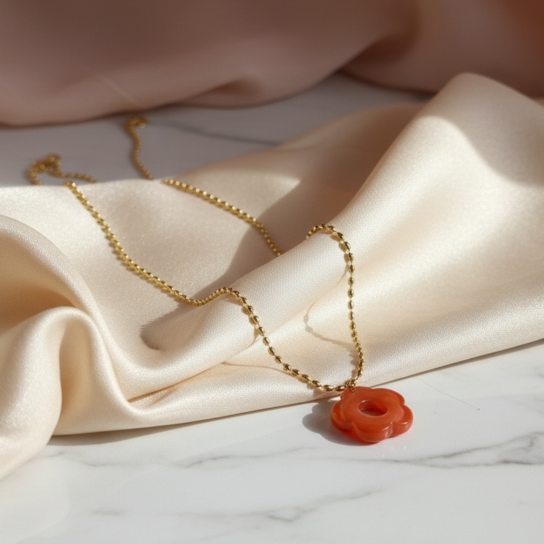 Terracotta Bloom Necklace