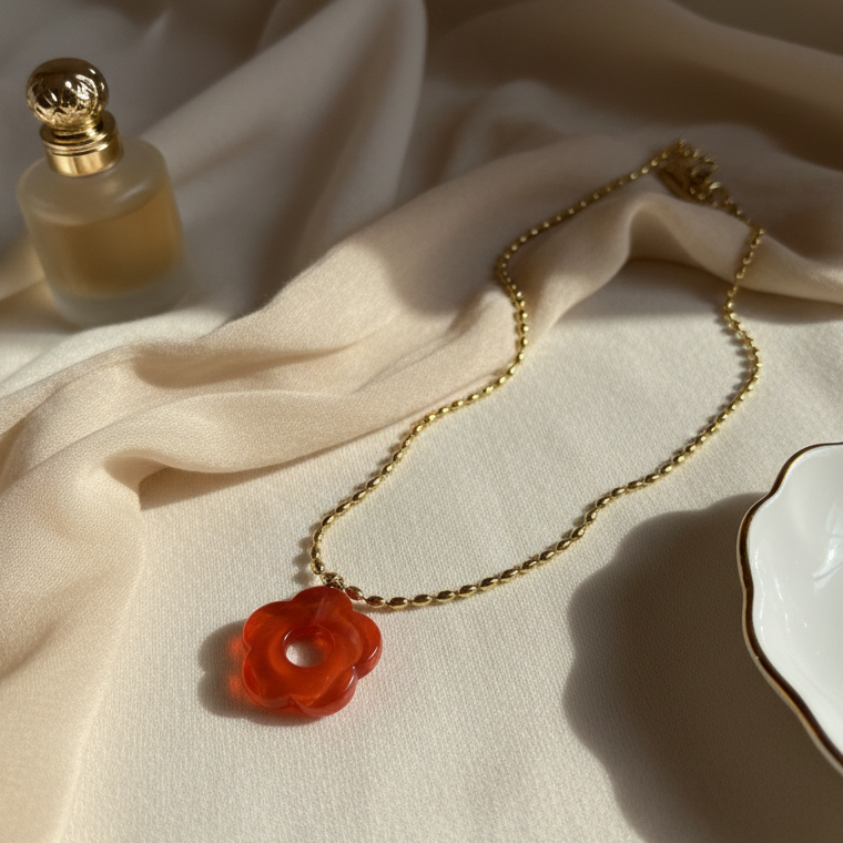 Terracotta Bloom Necklace