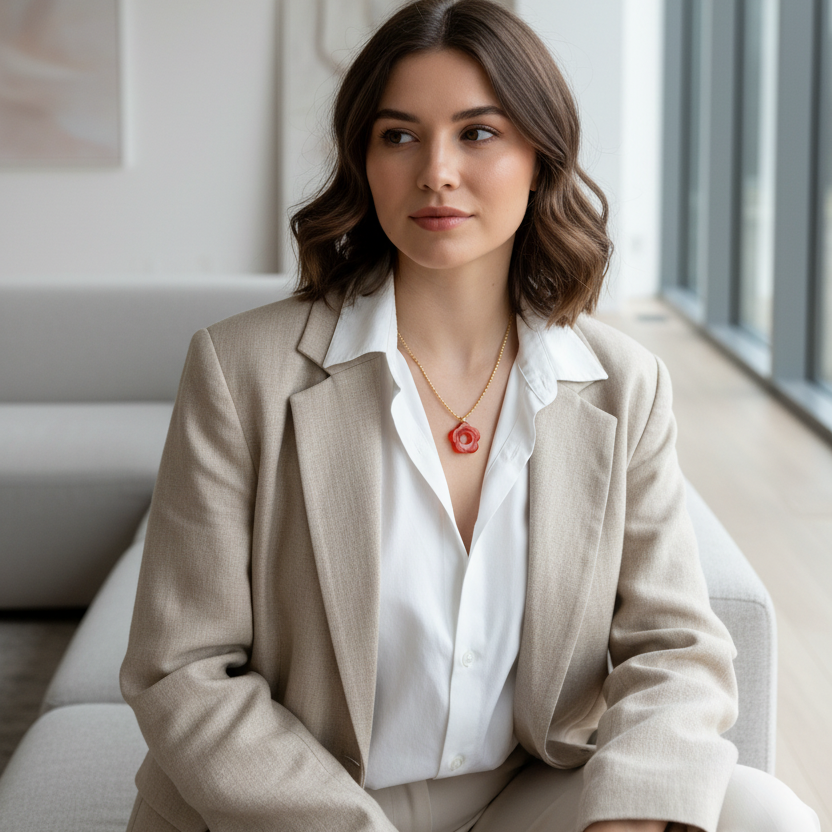 Terracotta Bloom Necklace