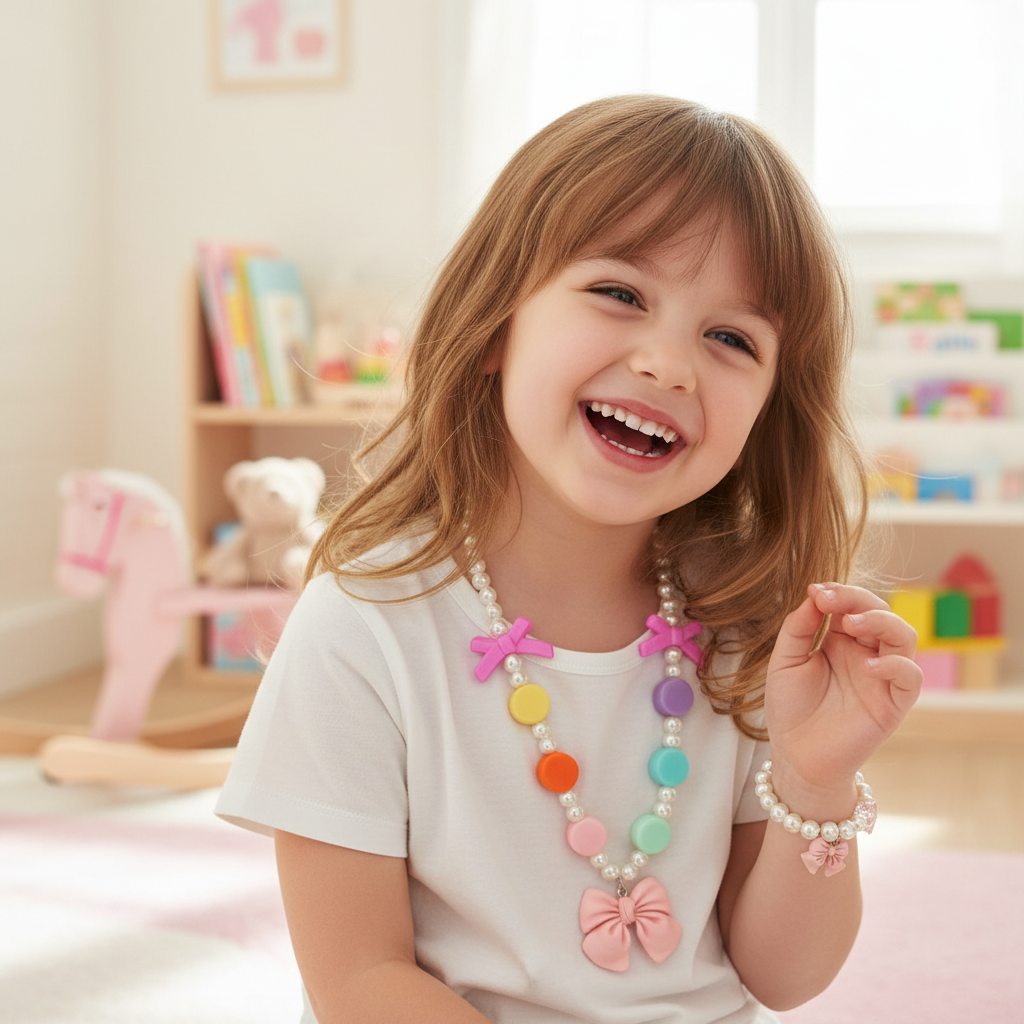 Little Belle Bow Pearl Set