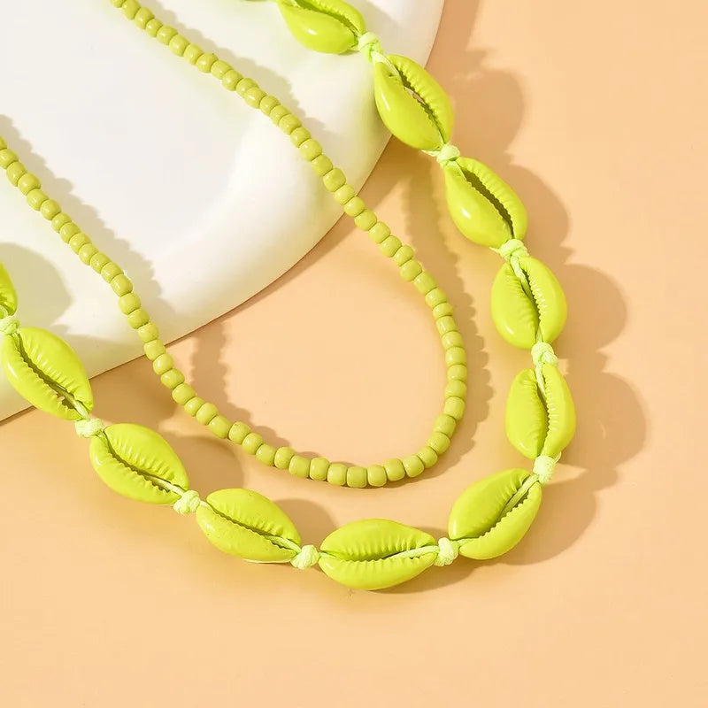 Citrus Shell Necklace Set_Carapace