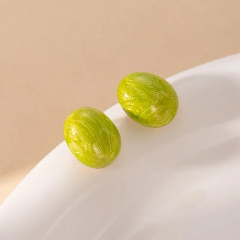 Rosina Studs Verde Luxe_ChicaChica